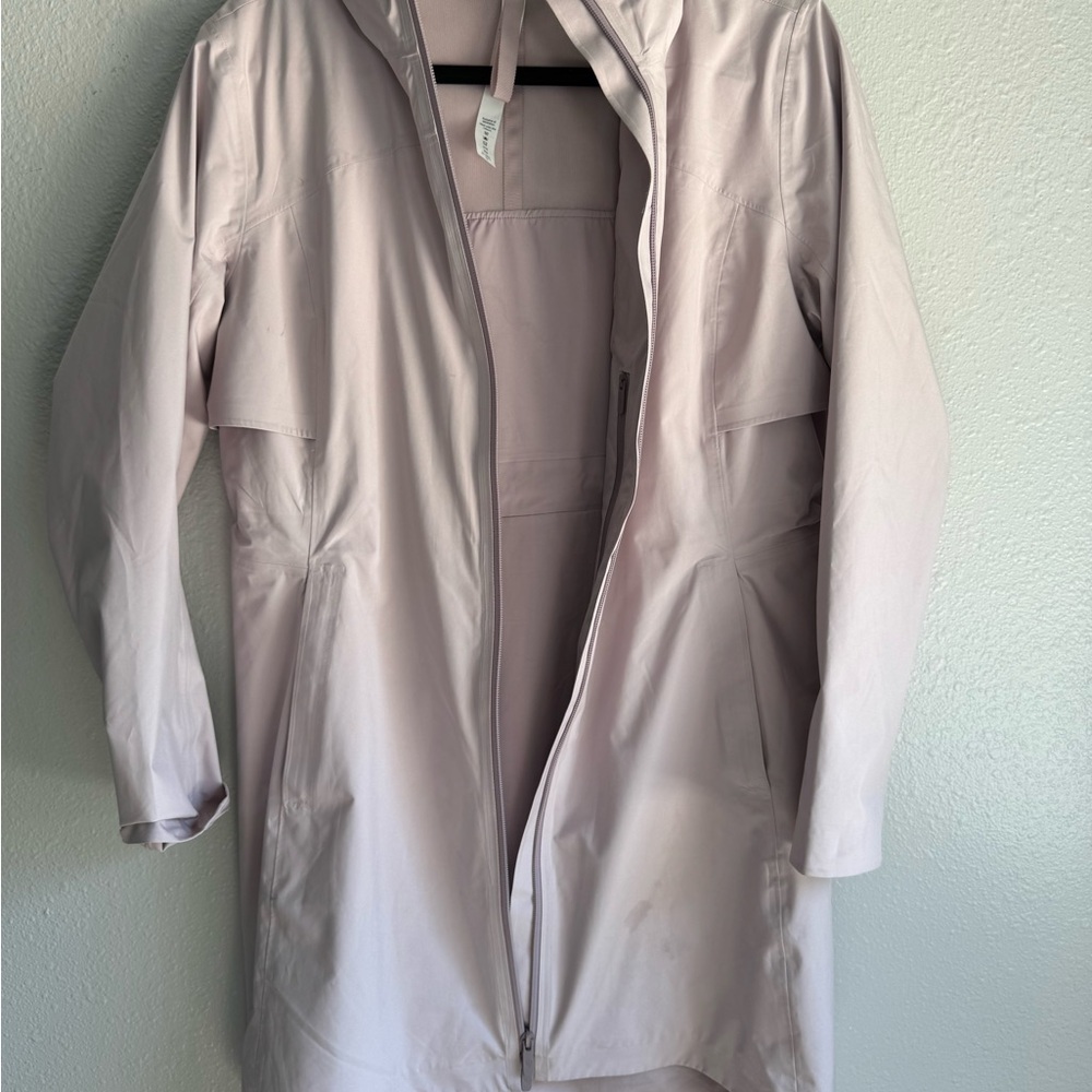 Lululemon Athletica Light Pink Trench Coat